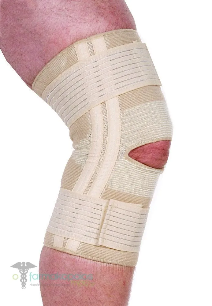 Adco Knee Pads Reinforced with 4 Spiral Busks & Bandages (05210), 1 piece