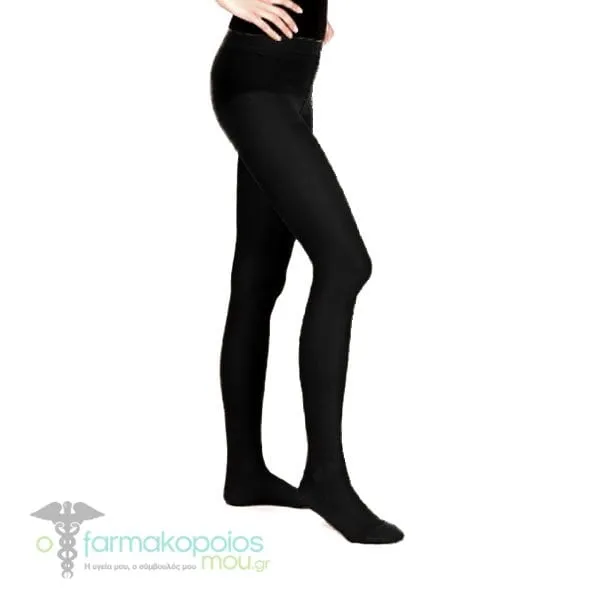 ADCO Graduated Compression Tights 40 Den (8 - 10 mmHg), for Tired Legs, Varicose Veins, Phlebitis (07700), 1pc. - Nero