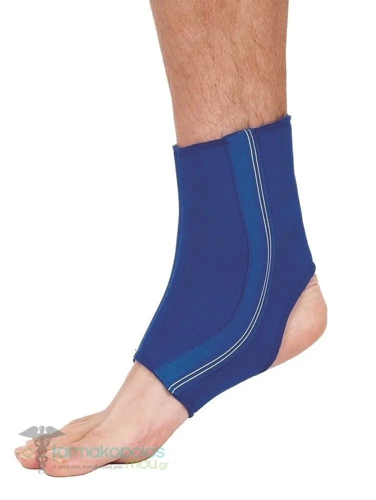 Adco Neoprene Ankle Splint with Spiral Busks (05405) Suitable for prevention and rehabilitation of moderate ankle injuries, 1 piece