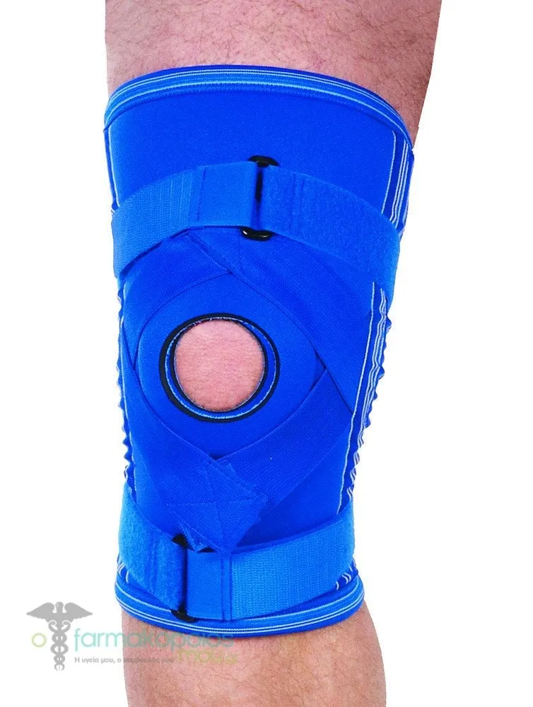ADCO 4mm Neoprene Cruciate Knee Brace with 4 Spirals (05213) Bands & Splints, With Reinforced Patella Pad, Does Not Prohibit Any Knee Movement, For Ligamentomeniscal Injuries, Partial Tears & Cruciate Ligament Injuries, 1 Piece