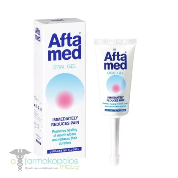 Aftamed Oral Gel Against Mouth Ulcers, 10ml