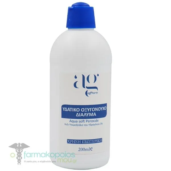 Ag Pharm Aqua Soft Peroxide Οξυζενέ για Εξωτερική Χρήση, 200ml