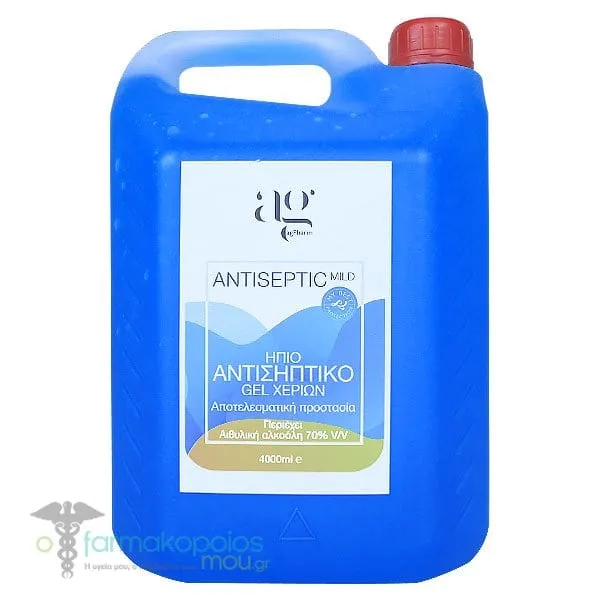 Ag Pharm Antiseptic Hand Gel with 70% Ethyl Alcohol, 4lt