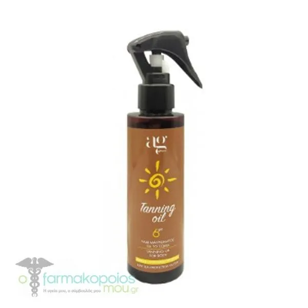 AG Pharm tanning oil monoi spf6, 150 ml