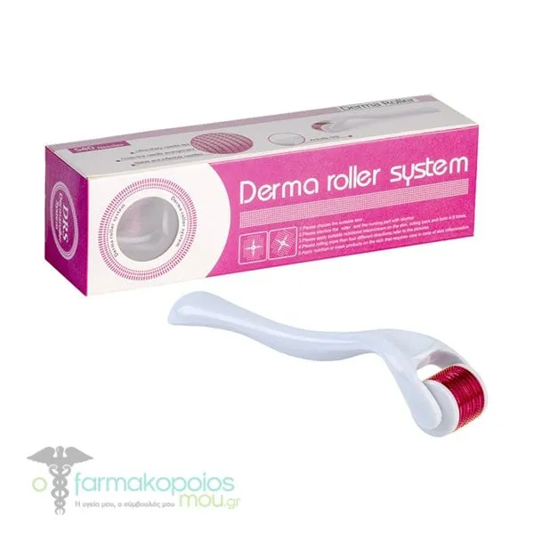 Ag Pharm Ums Skin Roller System 540 Needles Facial Massage 0.25mm, 1pc - 008 Λευκό