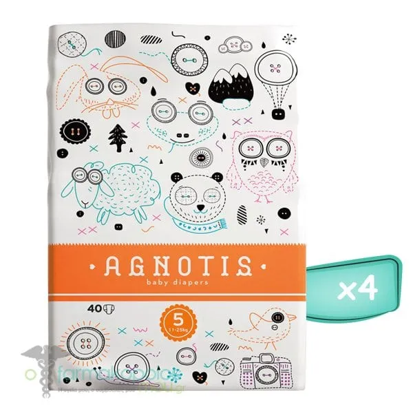 Agnotis Baby Diapers No 5 (11-25kg), (4x40) 160 pieces