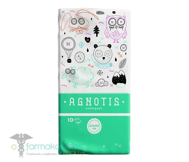 Agnotis Disposable Baby Bed Mats 60x90cm, 10pcs