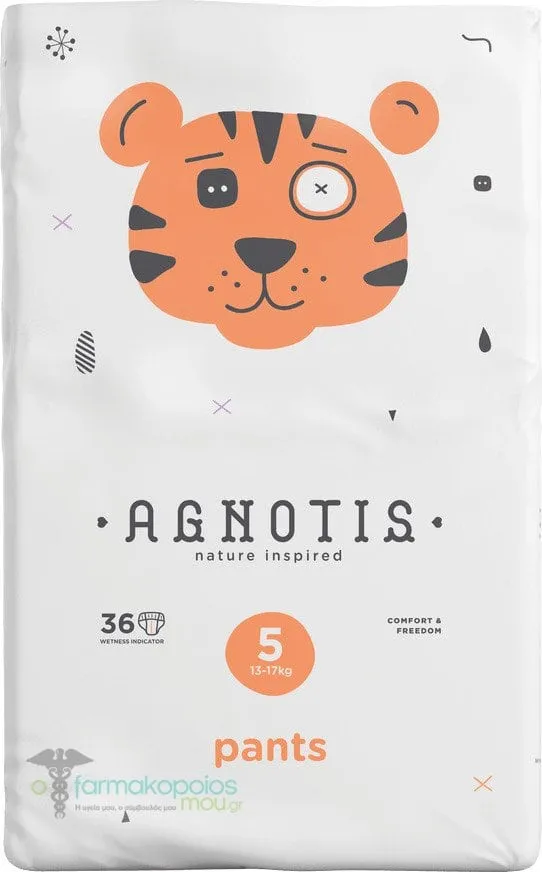 Agnotis Nature Inspired Pants No.5 13-17kg, 36 pieces