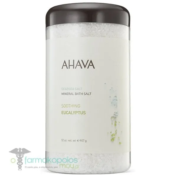 Ahava Dead Sea Salt Mineral Bath Salt Soothing Eucalyptus, 907g
