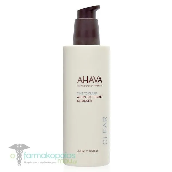 Ahava Time To Clear All-In-One Toning Cleanser, 250ml