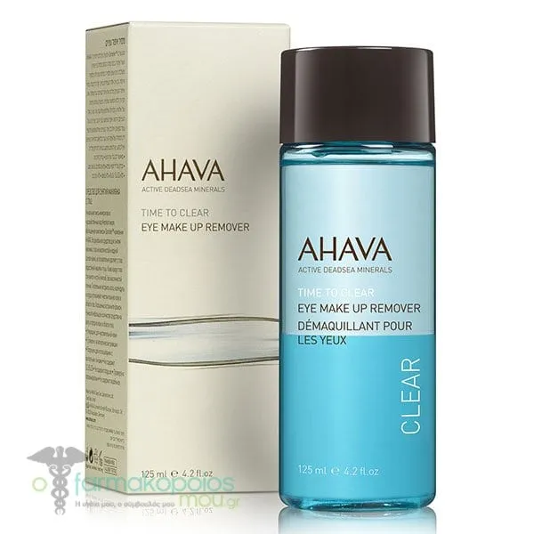 Ahava Time To Clear Eye Make-up Remover, 125ml