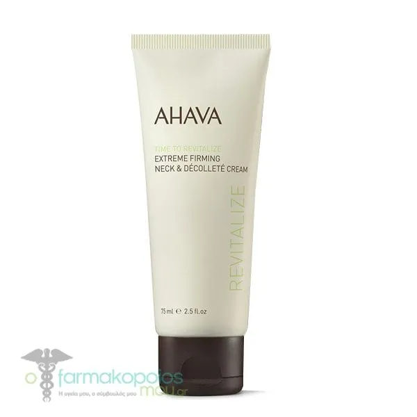 Ahava Time To Revitalize Extreme Firming Neck & Decollete Cream, 50ml