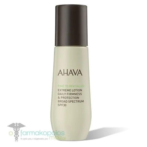 Ahava Time To Revitalize Λοσιόν Προσώπου για Σύσφιξη με SPF30, 50ml