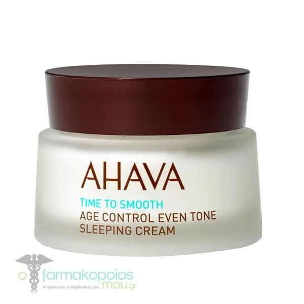 Ahava Time To Smooth Age Control Even Tone Sleeping Cream, 50ml