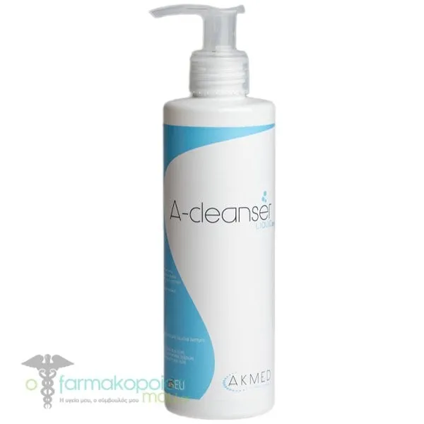 Akmed A Cleanser Liquid Ήπιο Καθαριστικό Προσώπου για Λιπαρές & Ακνεϊκές Επιδερμίδες, 200ml
