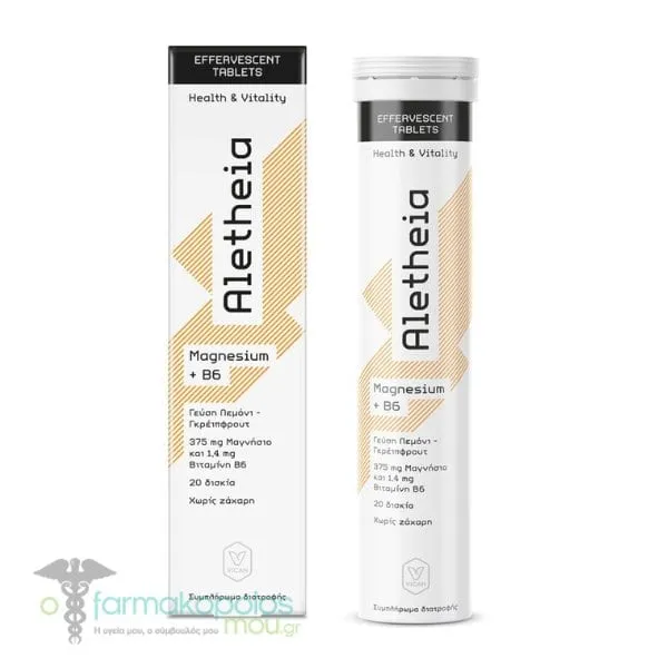 Aletheia Magnesium + B6, 20eff.tabs