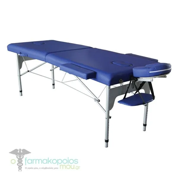 Alfacare Aluminum Physiotherapy Bed - 2 Sections AC - 3411 Blue, 1pc