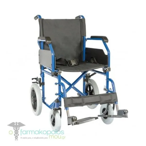 Alfacare Transport Wheelchair Narrow 41cm AC–42 Blue, 1pc