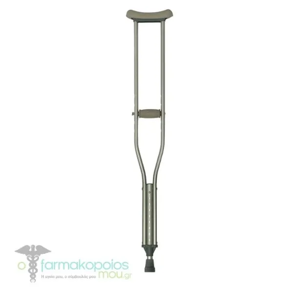 Alfacare Underarm Cane with Middle Sized Buttons AC-202, 1pair