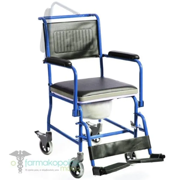 Alfacare Toilet-Bathroom Wheelchair Stable AC-32 Blue, 1pc