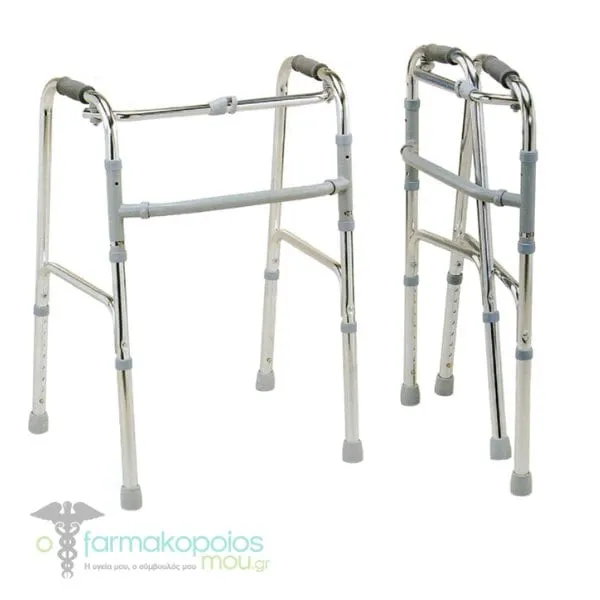 Alfacare Folding Aluminum Walker with Walking System AC – 395B, 1pc