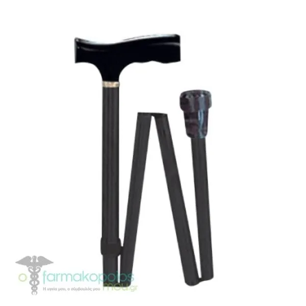 Alfacare Folding Cane Black AC-844, 1pc