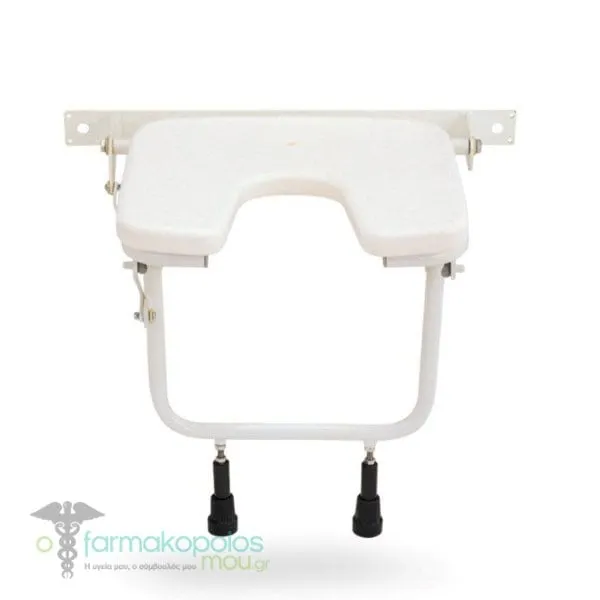 Alfacare Bathroom Seat Wall Mounted Folding AC–385, 1pc