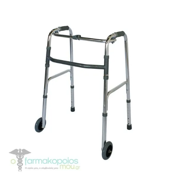 Alfacare Folding Walker with Wheels AC–392W, 1pc