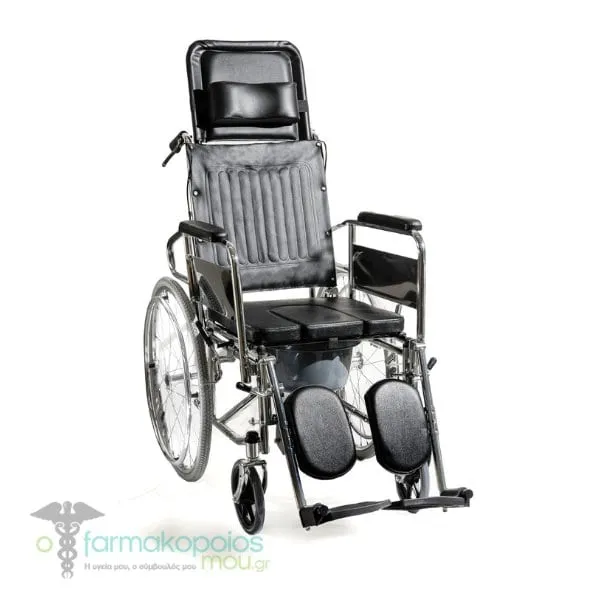 Alfacare Wheelchair with Reclining Back & WC, 1pc