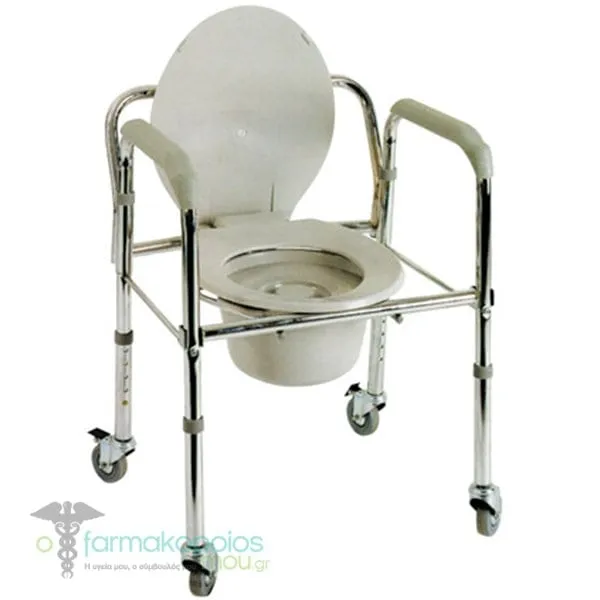 Alfacare Deluxe AC-522W Κάθισμα Τουαλέτας Τροχήλατο, 1τεμ