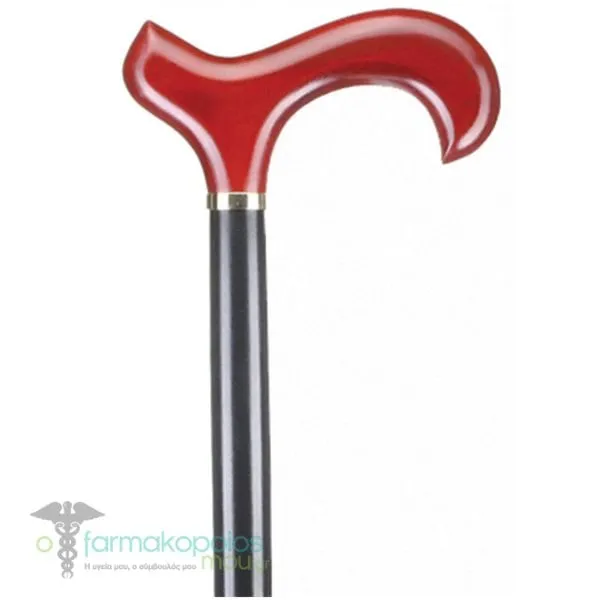 Alfacare Cane Black with Derby Handle Rosewood AC–830, 1pc