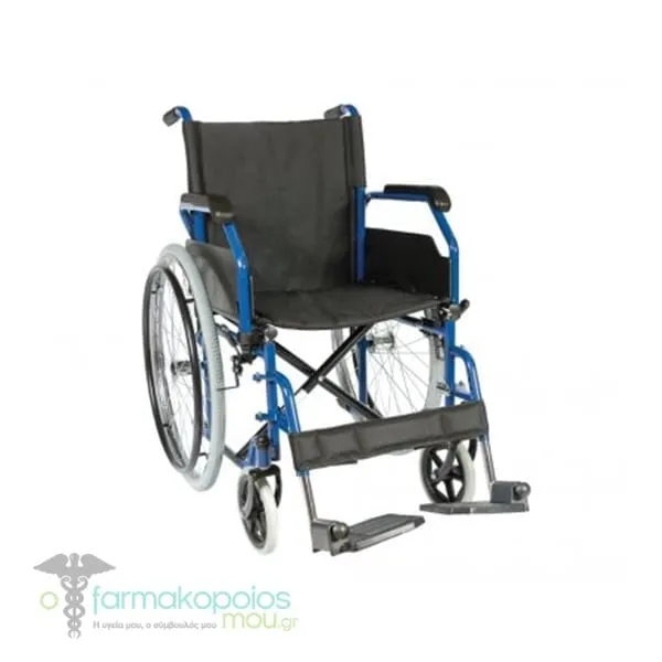 Alfacare Folding Wheelchair Smart Standard 51cm AC–45 Blue, 1pc