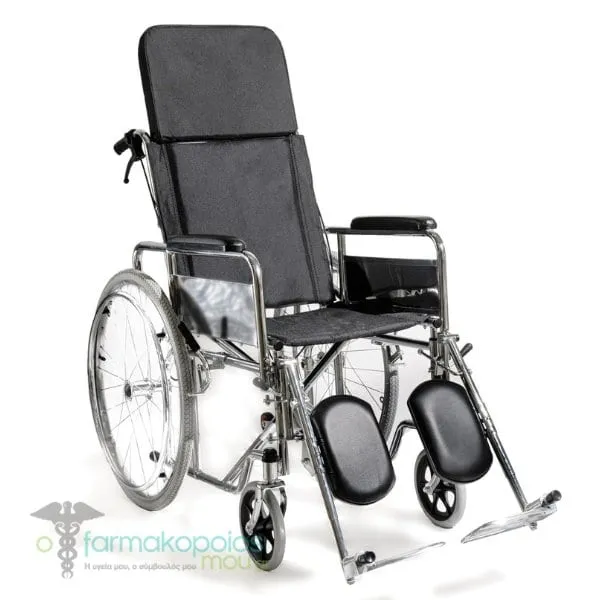 Alfacare Wheelchair with Reclining Back Metal Standard AC–49, 1pc