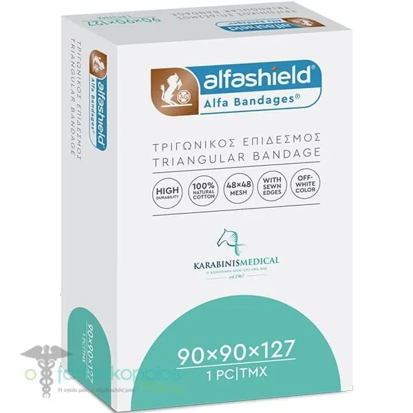Alfashield Triangular Bandage 90x90x127cm, 1pc