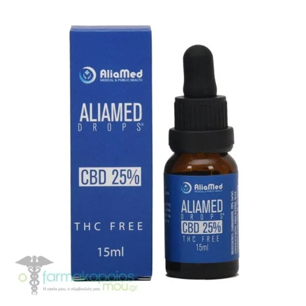 Aliamed Drops CBD 25%, 15ml