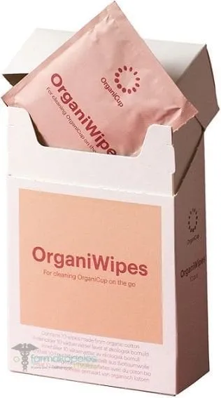All Matters OrganiCup OrganiWipes, 10pcs