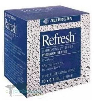 Allergan Refresh Lubricating Eye Drops, 30 x 0.4ml