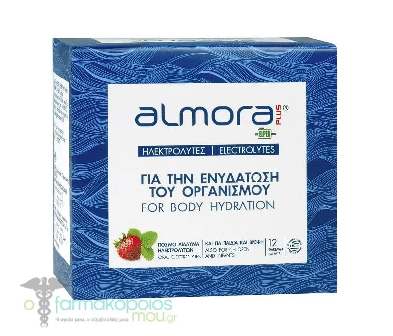 Almora Plus Electrolytes for Body Hydration, 12sachets