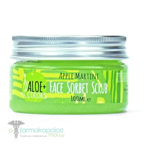 Aloe+ Colors Apple Martini Face Sorbet Scrub, 100ml