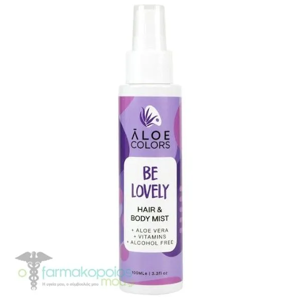 Aloe Colors Be Lovely Hair & Body Mist, 100ml