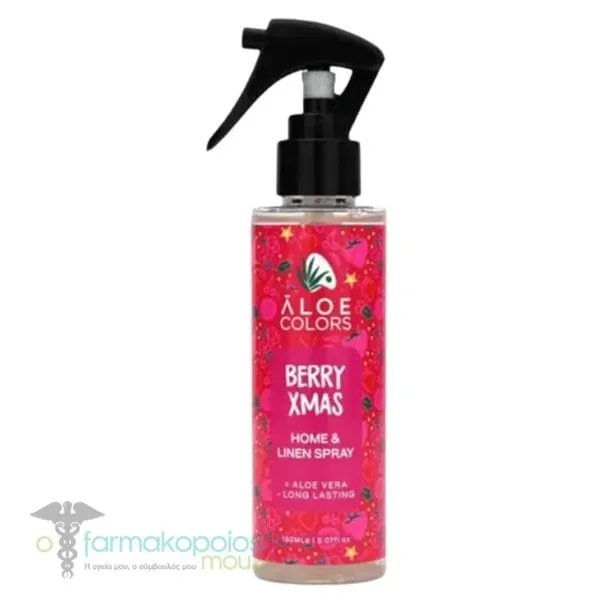 Aloe Colors Berry Xmas Home & Linen Spray, 150ml