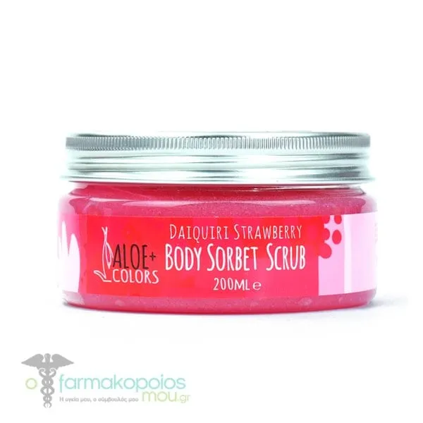 Aloe+ Colors Daiquiri Strawberry Body Sorbet Scrub, 200ml