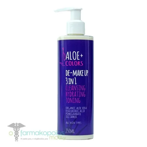 Aloe+ Colors De-Make Up 3in1 Cleansing Milk, 250ml