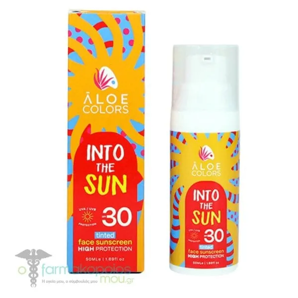 Aloe Colors Into The Sun Face Sunscreen Tinted SPF30, 50ml