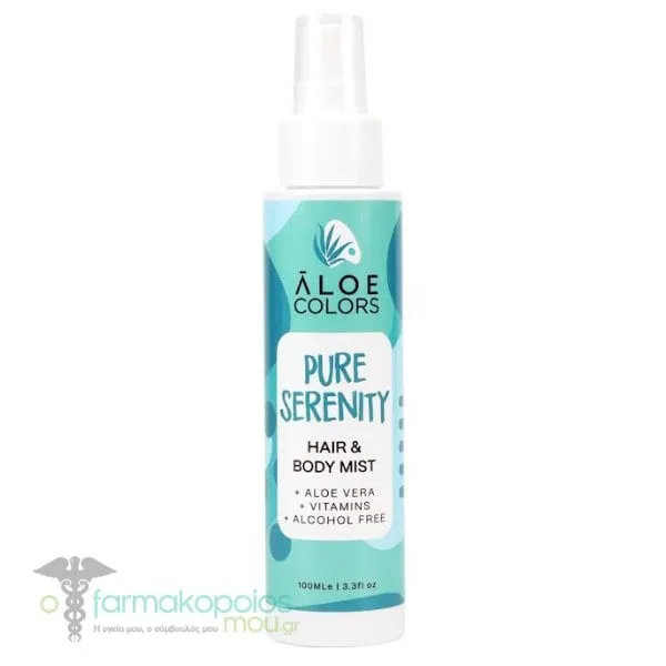 Aloe Colors Pure Serenity Hair & Body Mist, 100ml