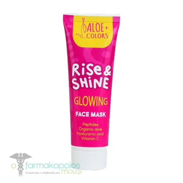 Aloe+ Colors Rise & Shine Glowing Face Μask, 60ml