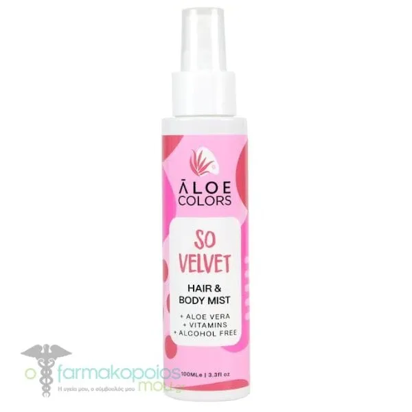 Aloe Colors So Velvet Hair & Body Mist, 100ml