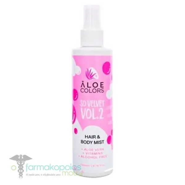 Aloe Colors So Velvet Vol.2 Μist για Μαλλιά & Σώμα, 200ml