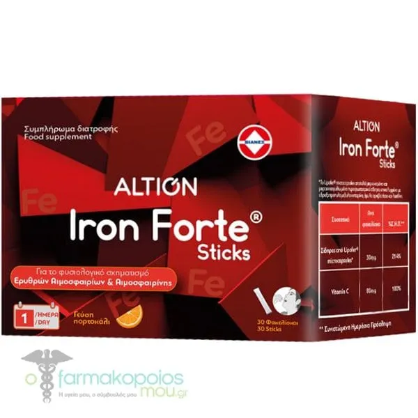 Altion Iron Forte Sticks, 30sachets