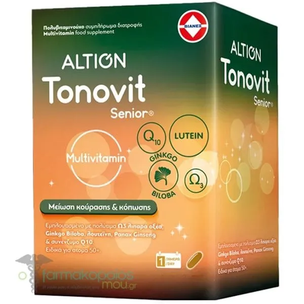 Altion Tonovit Senior Multivitamin, 30softcaps